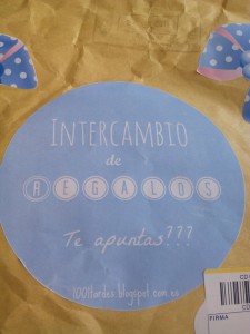 Así  llegó mi regalo. pero de quién?